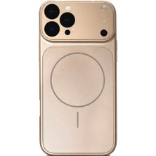 Fenza iPhone 16 Pro Max Uyumlu Kamera Korumalı Magsafe Wireless Şarj Özellikli Full Glass Arka Kapak