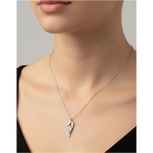 Defne Yaprağı Kolye 925 Ayar Gümüş
