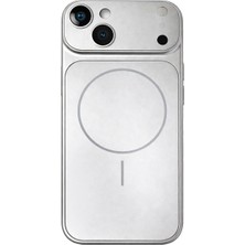 Fenza iPhone 14 Uyumlu Kamera Korumalı Magsafe Wireless Şarj Özellikli Full Glass Arka Kapak
