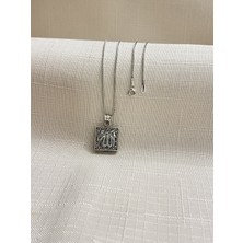 Allah Yazılı Cevşen 925 Ayar Gümüş Erkek Olye