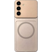 Fenza Samsung Galaxy S26 Uyumlu Kamera Korumalı Magsafe Wireless Şarj Özellikli Full Glass Arka Kapak