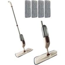 Sedoa Spin Mop Sprey Mop Deterjan Hazneli 4 Adet Moplu Spreyli Temizlik Paspası