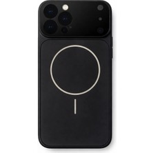 Fenza iPhone 15 Pro Uyumlu Kamera Korumalı Magsafe Wireless Şarj Özellikli Full Glass Arka Kapak