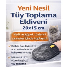 Galacticevo Yeni Nesil Tüy Toplama Eldiveni 20X15 cm – Kedi Köpek Tüy Temizleyici Pratik Tüy Toplayıcı Koltuk Halı Kıyafet Temizleme Eldiveni