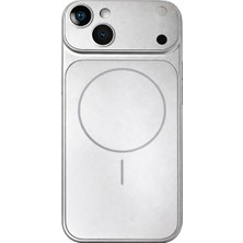 Fenza iPhone 15 Uyumlu Kamera Korumalı Magsafe Wireless Şarj Özellikli Full Glass Arka Kapak