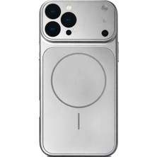 Fenza iPhone 16 Pro Max Uyumlu Kamera Korumalı Magsafe Wireless Şarj Özellikli Full Glass Arka Kapak