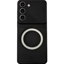 Fenza Samsung Galaxy S26 Uyumlu Kamera Korumalı Magsafe Wireless Şarj Özellikli Full Glass Arka Kapak