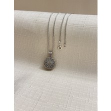 Osmanlı Tuğrası Cevşen 925 Ayar Gümüş Kolye