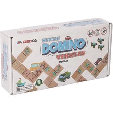 Epilons Mey Ithalat® RD5649 Ahşap Domino Oyunu Araçlar -