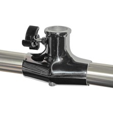 Braventa Collection Taylormade Tekne Bayrak Direği Yuvası, 3-32MM Ray Uyumlu, 25MM Bayrak Çubuğu, Açı Ayarlı