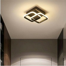 Allians Modern Siyah LED Avize, Yatak ve Çocuk Odası Için Şık Aydınlatma