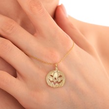 925 Ayar Gümüş Balkabağı Kolye | Masalsı & Zarif Tasarım