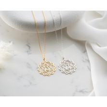Heart Chakra Necklace | 925 Ayar Gümüş Kalp Çakrası Kolyesi
