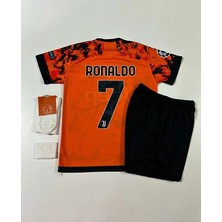 Alaturka Mix Juventuss 2020/21 Sezonu Cristiano Ronaldo Deplasman Çocuk Forması 4'lü Set