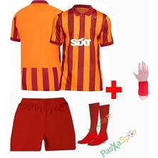 Alaturka Mix 5 Yıldızlı Gâlatâsarây 2026 Yeni Sezon 100.YIL Kırmızı Çocuk Forması Şort Çorap Bileklik Hediyeli