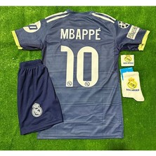 Alaturka Mix 2026 Real Madrid Kylian Mbappé Yeni Sezon Deplasman Lacivert Çocuk Forması 4’lü Set