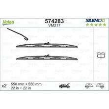 Valeo Hnrlishp Silgi Silencio Seri (X2) (VM217) Peugeot 405)