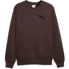 Puma Essentıals Elevated Cat Logo Erkek Geniş Kesim Sweatshırt