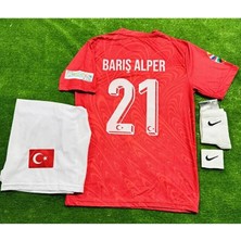 Alaturka Mix Türkiye 2026 Barış Alper Yeni Sezon Iç Saha Kırmızı Çocuk Forması 4 Lü Set