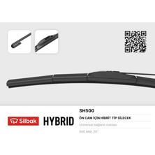 Silbak Hnrlishp Silecek Süpürgesi [ Hybrid Tip 500MM Universal ]