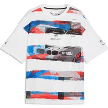 Puma Bmw M Motorsport Lıfestyle Erkek Geniş Kesim Tişört