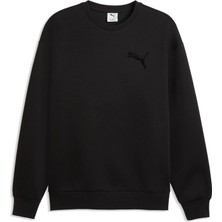 Puma Essentıals Elevated Cat Logo Erkek Geniş Kesim Sweatshırt
