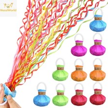 Belle Fusion Mey Ithalat® 30 Şeritli Renkli Elle Atılan Konfeti – 5 Metre Uzayan Şerit Konfeti 1 Adet