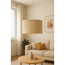 Allians El Yapımı Makrome Avize, Modern Bohem Tavan Lambası, Dekoratif Aydınlatma