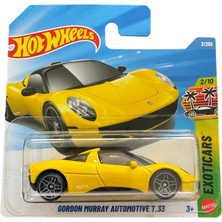 Hot Wheels 1:64 Gordon Murray Automotıve T.33 Sarı - JJJ62 - 2026 - Akuluyedek