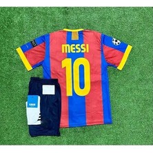 Alaturka Mix 2011 Şampiyonlar Ligi Finali Lionel Messi //10 Çocuk Forması Şort Çorap Bileklik 4'lü Set