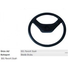 Ekol Hnrlishp Direksiyon Simidi Siyah Skoda Ym 00014