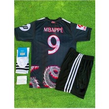 Alaturka Mix R̴.m̴a̴d̴r̴i̴d̴ 2026 Kylian Mbappe //9 Yılan Desenli Çocuk Forması 3 Lü Set
