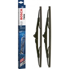 Bosch Kore Tüm Modeller/reto AN2000- Silecek Süpürgesı Ön Takım Twin Silecek Seti - [ 340 / 340 mm ] (Oem NO:3397118700)