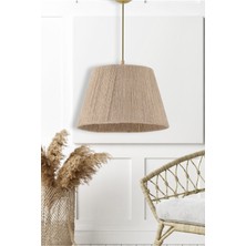 Allians Şık Hasır Ipli Bohem Avize, Doğal ve Sıcak Aydınlatma Seçeneği