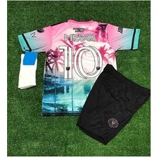 Alaturka Mix I.n.t.e.r Miami 2026 Yeni Sezon #10 Lionel Messi Çocuk Forması 4'lü Set (City)