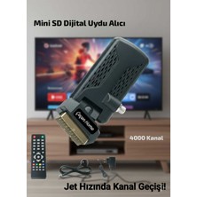 Özbience Mini Sd Dijital Uydu Alıcı Seti, 4000 Kanal, Kompakt ve Yüksek Performans