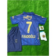 Alaturka Mix F̸e̸n̸r̸b̸a̸h̸ç̸e̸ 2026 5 Yıldızlı Ferdi Kadıoğlu Alternatif Yakalı Lacivert Çocuk Forması 4 Lü Set