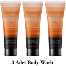 Farmasi Shooter's Man Body Wash For Man Duş Jeli 3 Adet