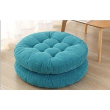 Ayzen Home 2li Pofidik Yuvarlak Meditasyon Minderi Oturma Yastığı Oyun Minderi 50CM x 50CM X7CM