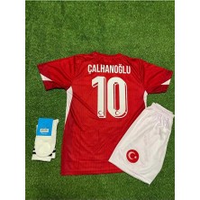 Alaturka Mix Milli Takım Hakan Çalhanoğlu Çocuk Forması Kırmızı 4lü Set