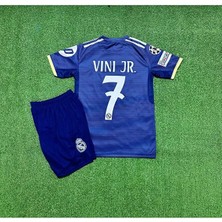 Alaturka Mix Real Madrid 2025/26 Yeni Sezon Şampiyonlar Ligi Vini Jr Alternatif Çocuk Forması