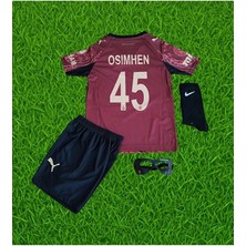 Alaturka Mix 2026 Sezonu Galatasarây V.osimhen Alternatif Bordo Çocuk Forması Full Setli