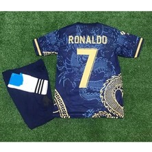 Alaturka Mix R̴.m̴a̴d̴r̴i̴d̴ 2026 Cristiano Ronaldo //7 Dragon Desenli Çocuk Forması 4'lü Set (Brda)