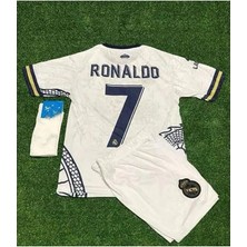 Alaturka Mix R̴/m̴a̴d̴r̴i̴d̴ 2026 Dragon Desenli Cristiano Ronaldo //7/ Konsept Çocuk Forması 4'lü Set. Byz