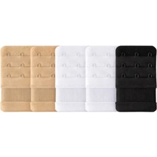 Dark Velvet Sütyen Askı Uzatıcı 3 Kancalı - 5’li Paket