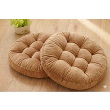 Ayzen Home 2li Pofidik Kare Meditasyon Minderi Oturma Yastığı Oyun Minderi 50CM x 50CM X7CM