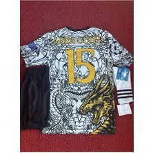 Alaturka Mix New 2026 Ejderha Desenli A.r.d.â..g.ü.l.ê.r //15 Özel Konsept Çocuk Forması 4'lü Set (Black-White)