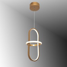 Allians Minyon Modeli Tekli Eskitme LED Avize, 3 Renk Modüllü, Modern Tasarım