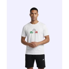 Kappa Logo  Flego Erkek Beyaz Regular Tişört