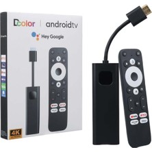 Özbience 4K Android Tv Stick, 16GB Hdd, 2gb Ram, Çok Fonksiyonlu Media Player